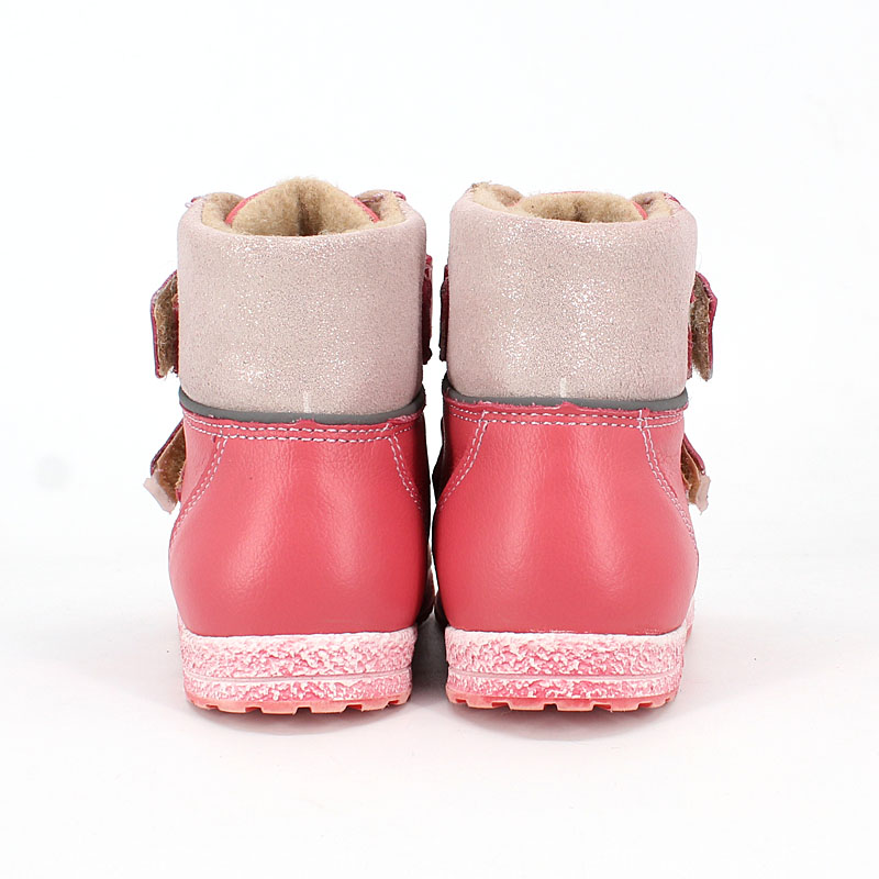 Ботинки ясельные байка, артикул 819, цвет темно-розовый купить в интернет-магазине Shoeslel с доставкой по России