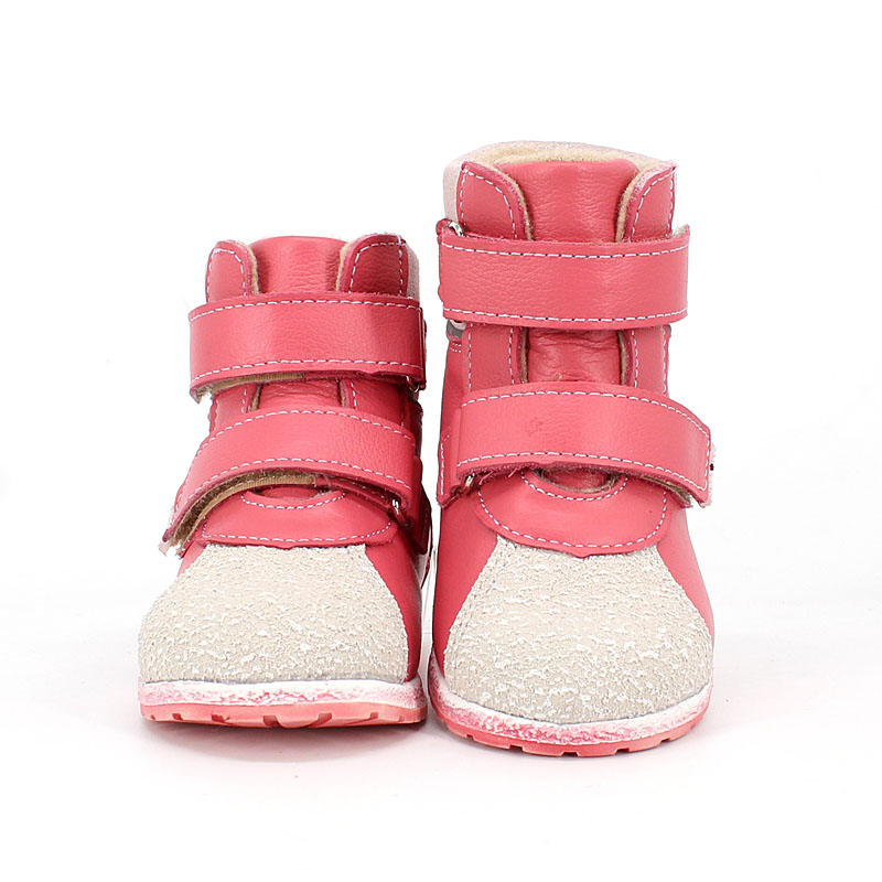 Ботинки ясельные байка, артикул 819, цвет темно-розовый купить в интернет-магазине Shoeslel с доставкой по России