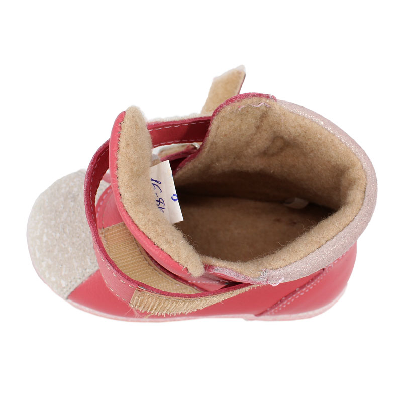 Ботинки ясельные байка, артикул 819, цвет темно-розовый купить в интернет-магазине Shoeslel с доставкой по России