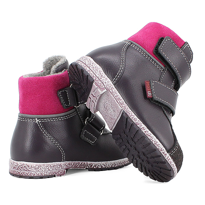 Ботинки ясельные байка, артикул 819, цвет черника купить в интернет-магазине Shoeslel с доставкой по России