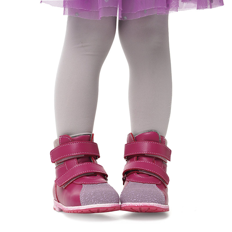 Ботинки ясельные байка, артикул 819, цвет малиновый купить в интернет-магазине Shoeslel с доставкой по России