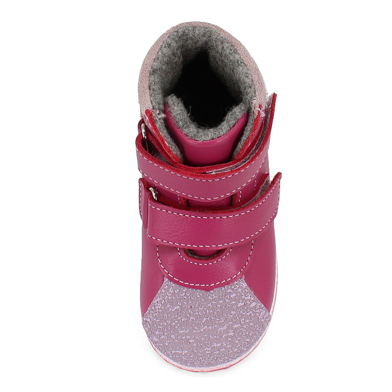 Ботинки ясельные байка, артикул 819, цвет малиновый купить в интернет-магазине Shoeslel с доставкой по России