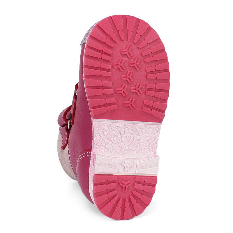 Ботинки ясельные байка, артикул 819, цвет малиновый купить в интернет-магазине Shoeslel с доставкой по России