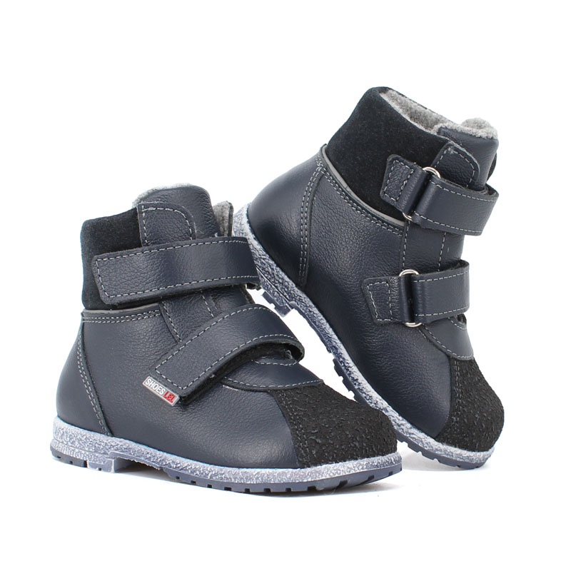 Ботинки ясельные байка, артикул 819, цвет синий купить в интернет-магазине Shoeslel с доставкой по России