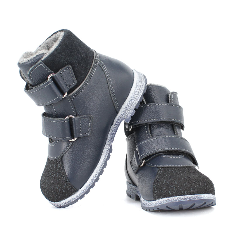 Ботинки ясельные байка, артикул 819, цвет синий купить в интернет-магазине Shoeslel с доставкой по России