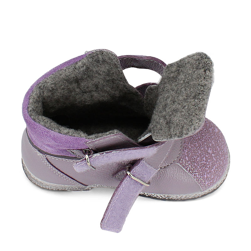 Ботинки ясельные байка, артикул 819, цвет сиреневый купить в интернет-магазине Shoeslel с доставкой по России