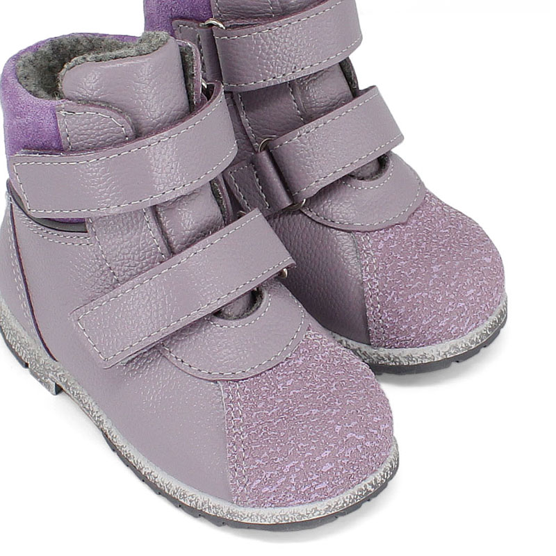 Ботинки ясельные байка, артикул 819, цвет сиреневый купить в интернет-магазине Shoeslel с доставкой по России