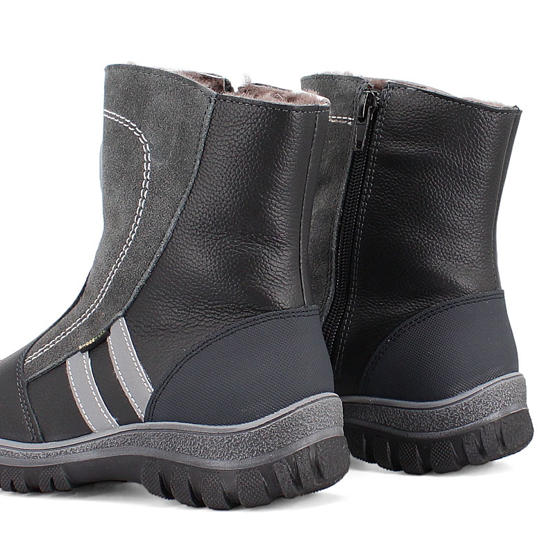 Сапожки нат.мех, артикул 958, цвет черный купить в интернет-магазине Shoeslel с доставкой по России