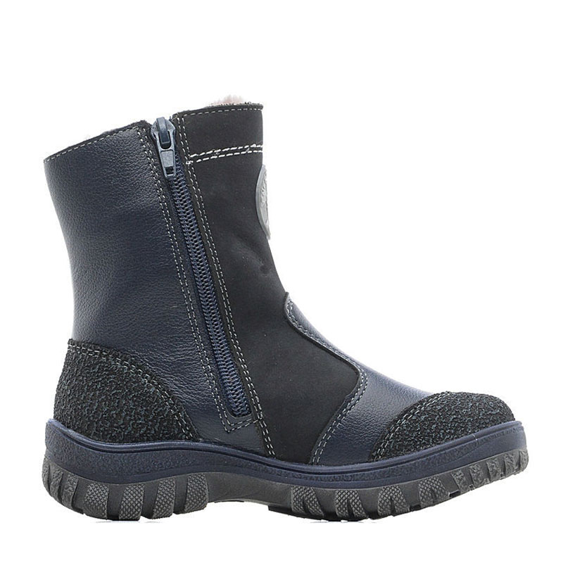 Сапожки нат.мех, артикул 958, цвет синий купить в интернет-магазине Shoeslel с доставкой по России