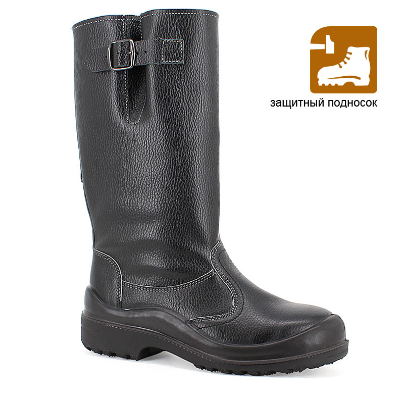 Сапоги рабочие цельноюфтевые с ударопрочным носком
