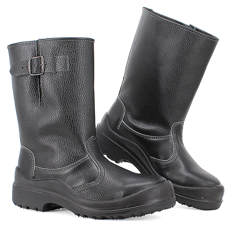 Сапоги цельноюфтевые с утеплителем и ударопрочным носком